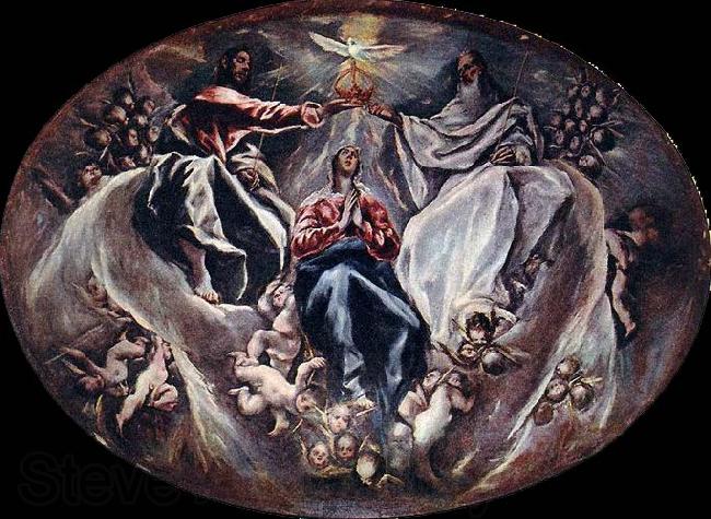 El Greco The Coronation of the Virgin Spain oil painting art